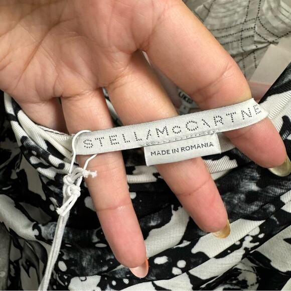 NWT Stella McCartney graphic-print jersey dress - Picture 4 of 5